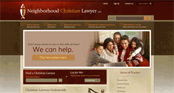 Desktop Screenshot of neighborhoodchristianlawyer.com